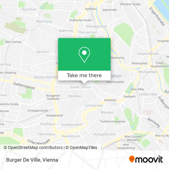 Burger De Ville map