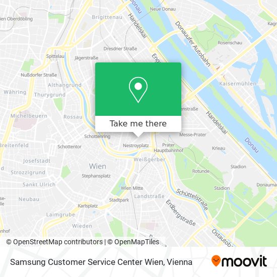 Samsung Customer Service Center Wien map