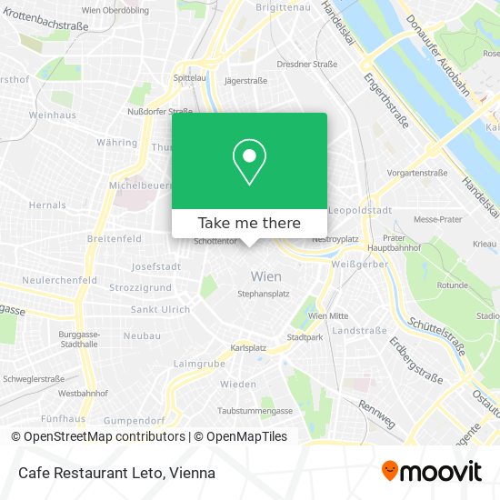 Cafe Restaurant Leto map