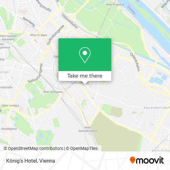 König's Hotel map