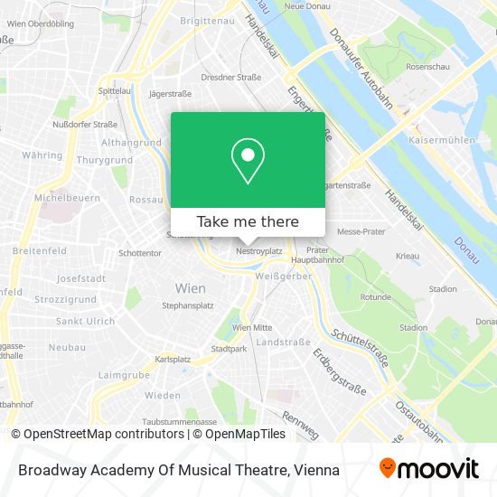 Broadway Academy Of Musical Theatre map