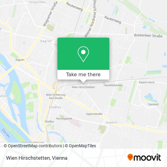 Wien Hirschstetten map