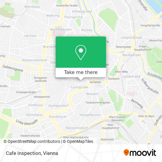 Cafe Inspection map