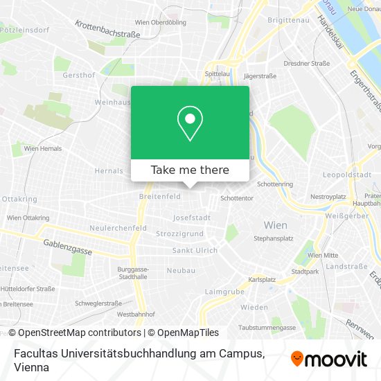 Facultas Universitätsbuchhandlung am Campus map