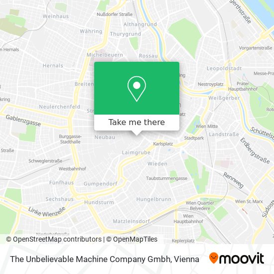 The Unbelievable Machine Company Gmbh map