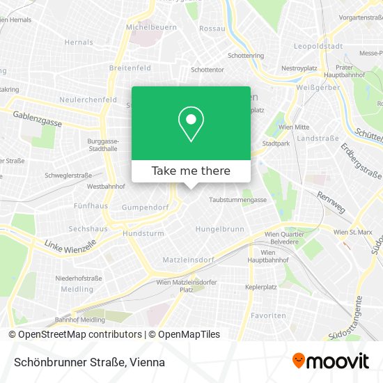 Schönbrunner Straße map