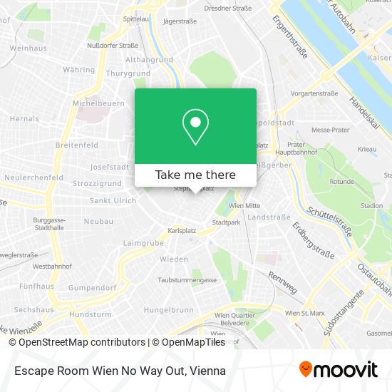 Escape Room Wien No Way Out map