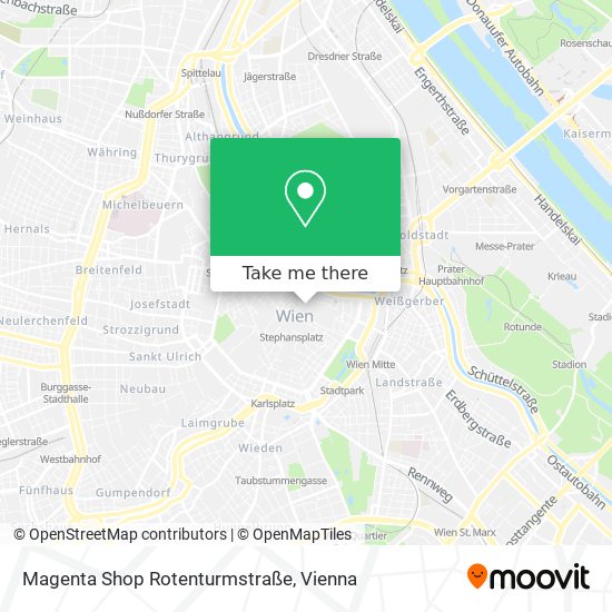 Magenta Shop Rotenturmstraße map