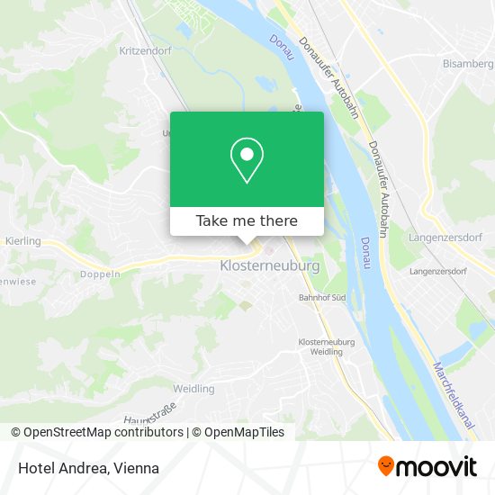 Hotel Andrea map