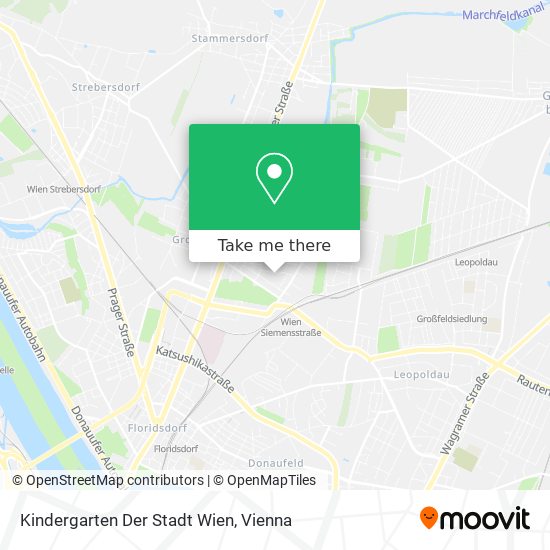 Kindergarten Der Stadt Wien map