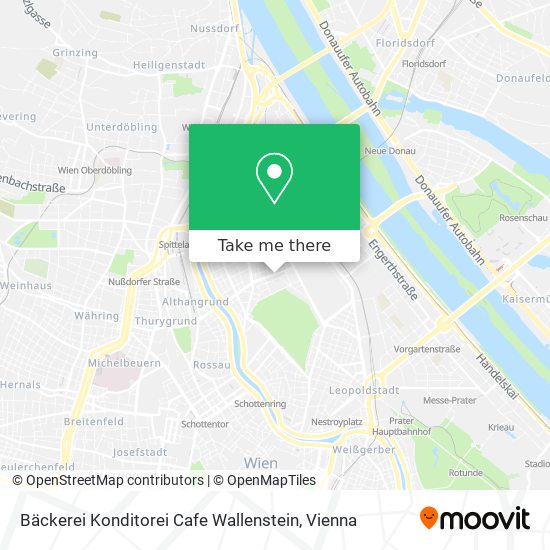 Bäckerei Konditorei Cafe Wallenstein map