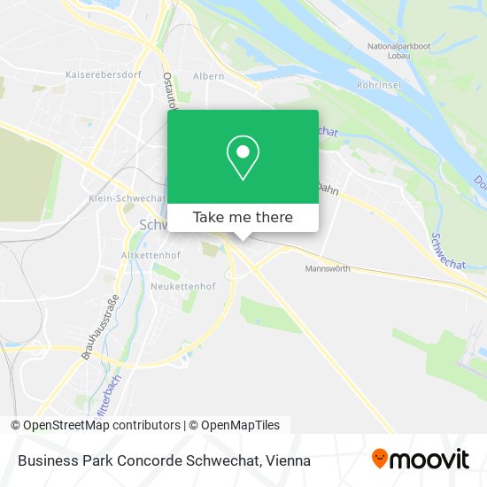 Business Park Concorde Schwechat map
