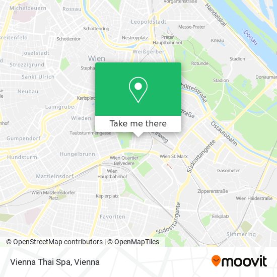 Vienna Thai Spa map