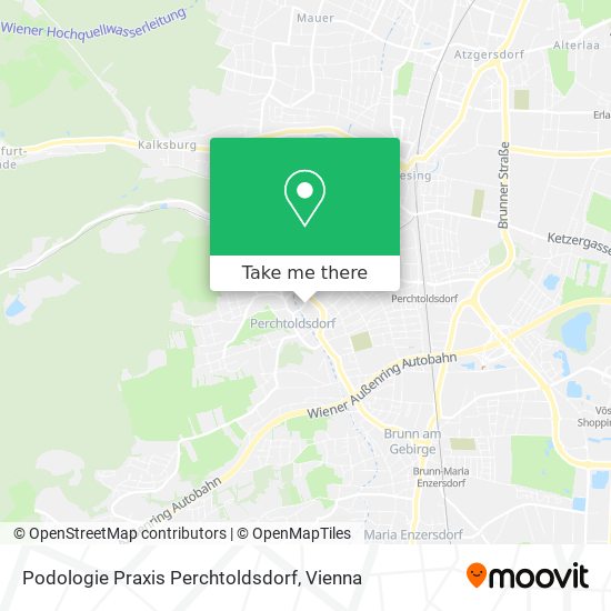 Podologie Praxis Perchtoldsdorf map