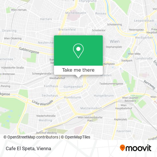 Cafe El Speta map
