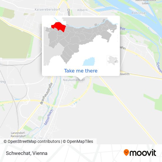 Schwechat map