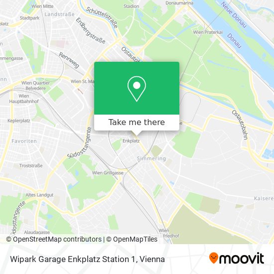 Wipark Garage Enkplatz Station 1 map