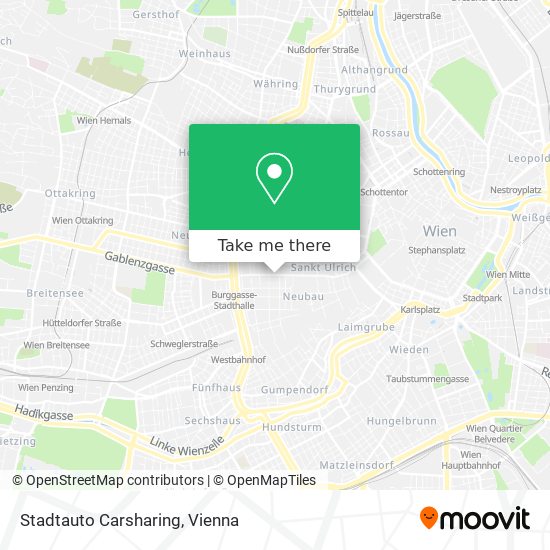 Stadtauto Carsharing map