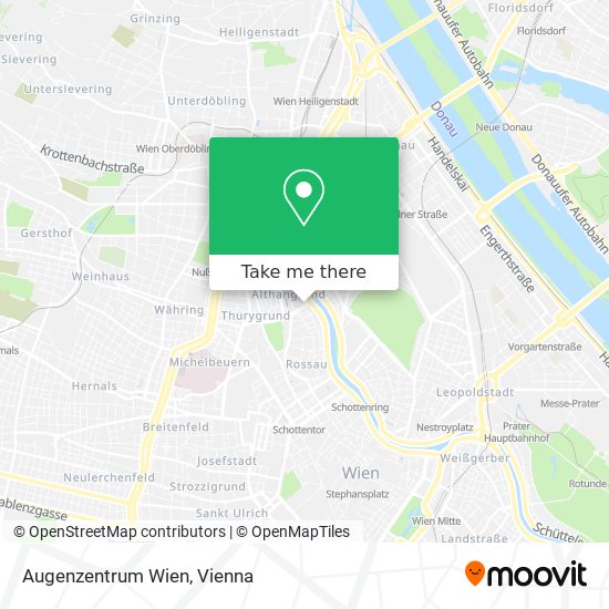 Augenzentrum Wien map