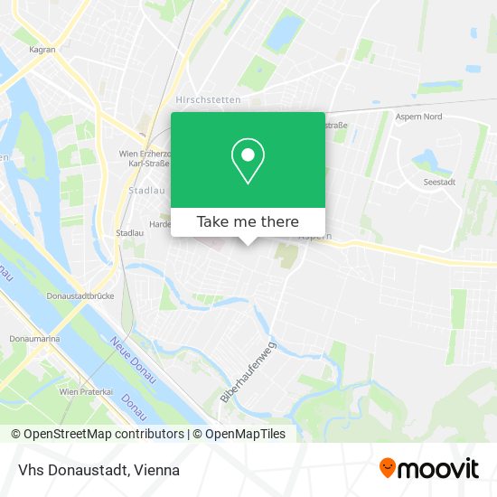 Vhs Donaustadt map