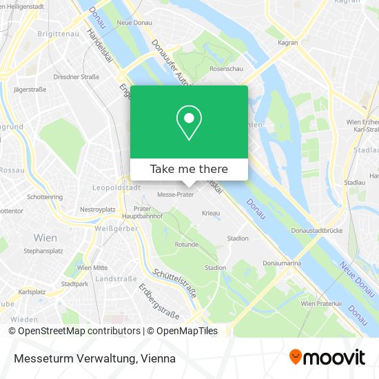 Messeturm Verwaltung map