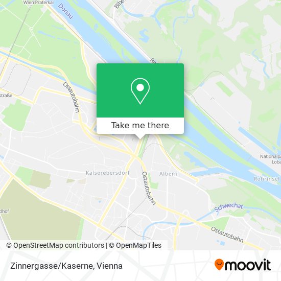 Zinnergasse/Kaserne map