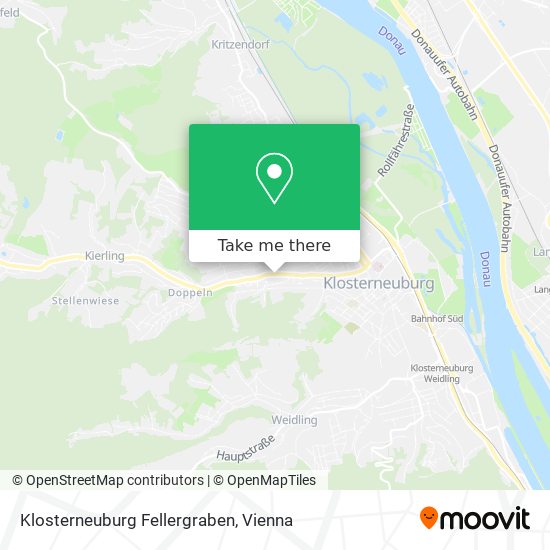 Klosterneuburg Fellergraben map