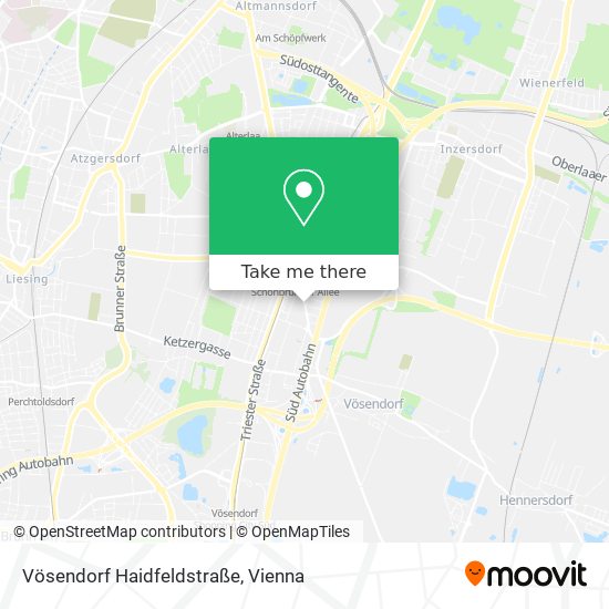 Vösendorf Haidfeldstraße map