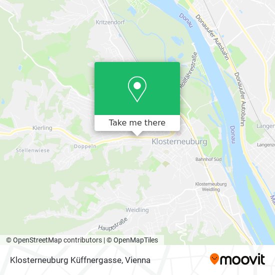 Klosterneuburg Küffnergasse map