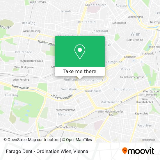 Farago Dent - Ordination Wien map