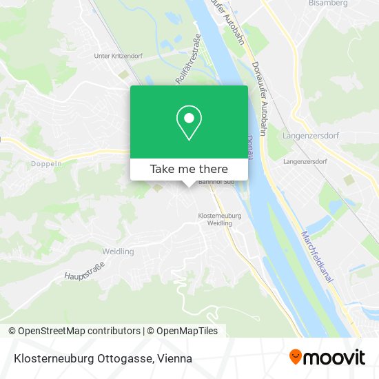Klosterneuburg Ottogasse map