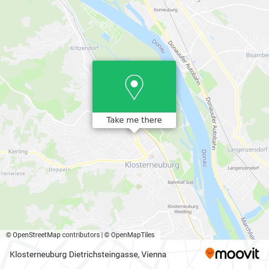 Klosterneuburg Dietrichsteingasse map