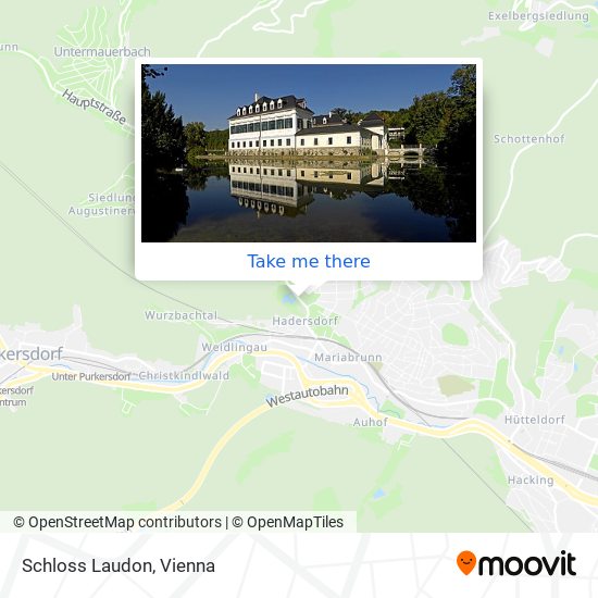 Schloss Laudon map