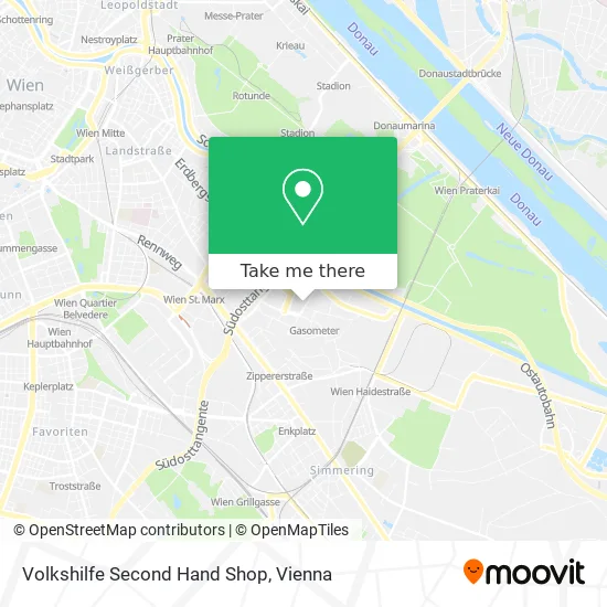 Volkshilfe Second Hand Shop map