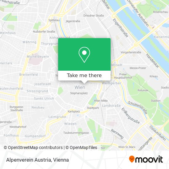 Alpenverein Austria map