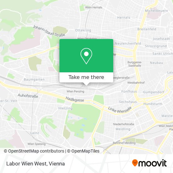 Labor Wien West map