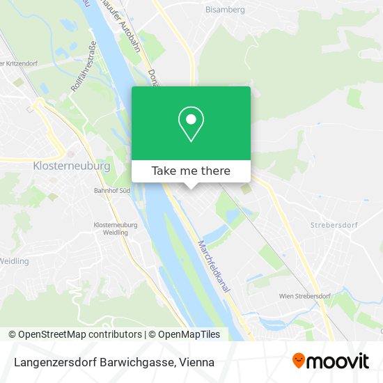 Langenzersdorf Barwichgasse map