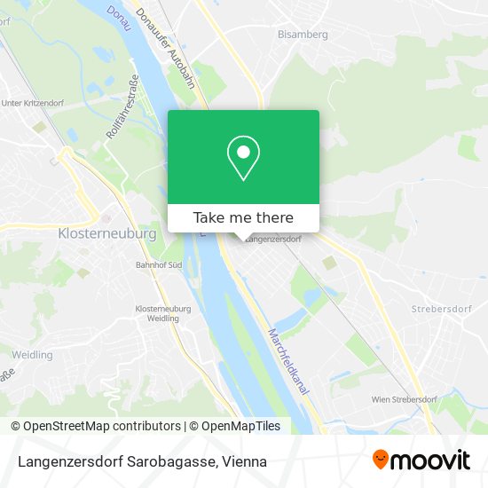 Langenzersdorf Sarobagasse map