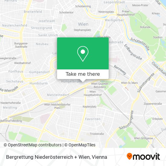 Bergrettung Niederösterreich + Wien map