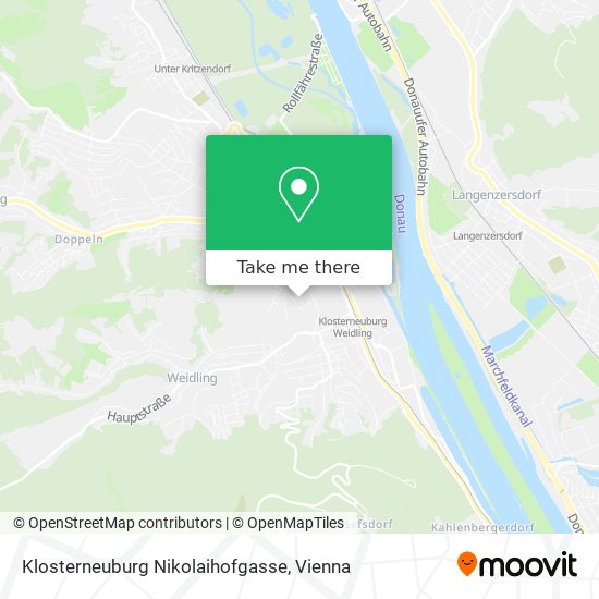 Klosterneuburg Nikolaihofgasse map