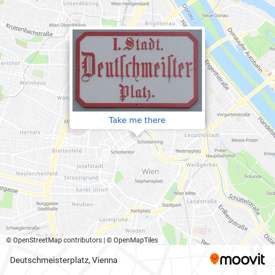 Deutschmeisterplatz map