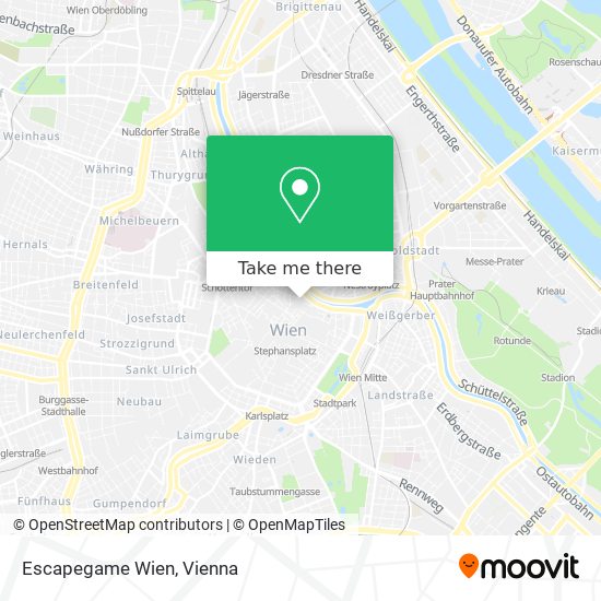 Escapegame Wien map