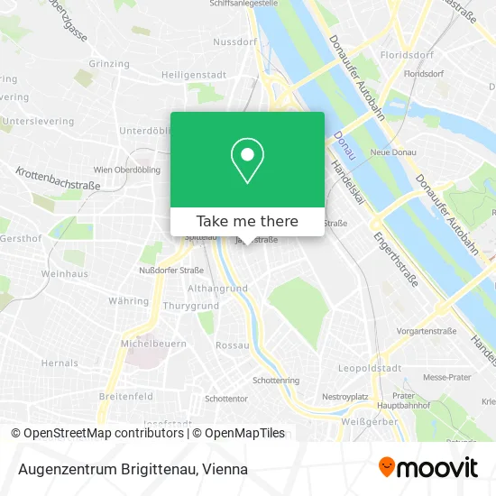 Augenzentrum Brigittenau map