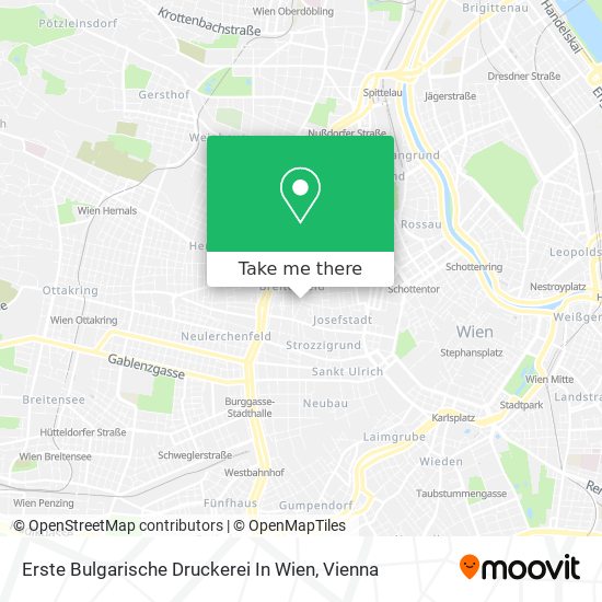 Erste Bulgarische Druckerei In Wien map