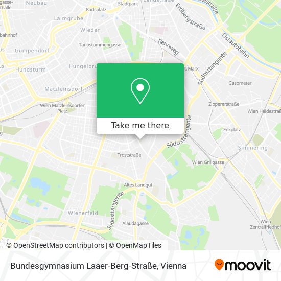 Bundesgymnasium Laaer-Berg-Straße map