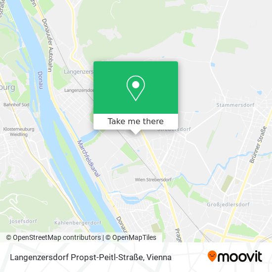 Langenzersdorf Propst-Peitl-Straße map