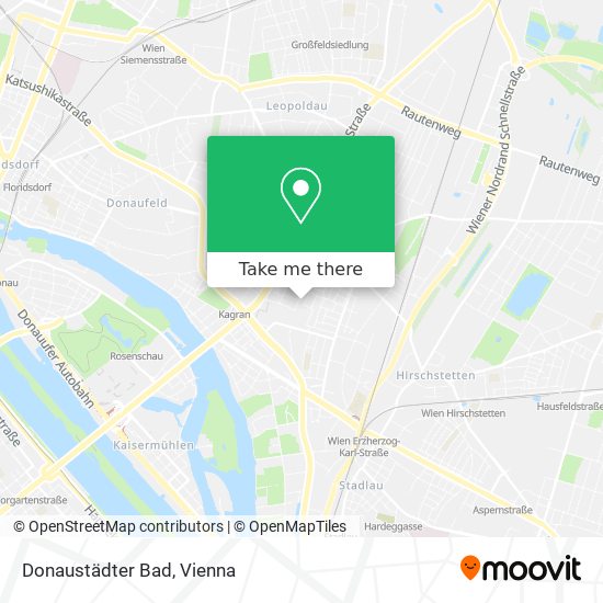 Donaustädter Bad map