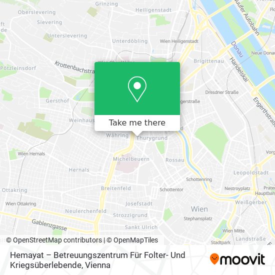 Hemayat – Betreuungszentrum Für Folter- Und Kriegsüberlebende map