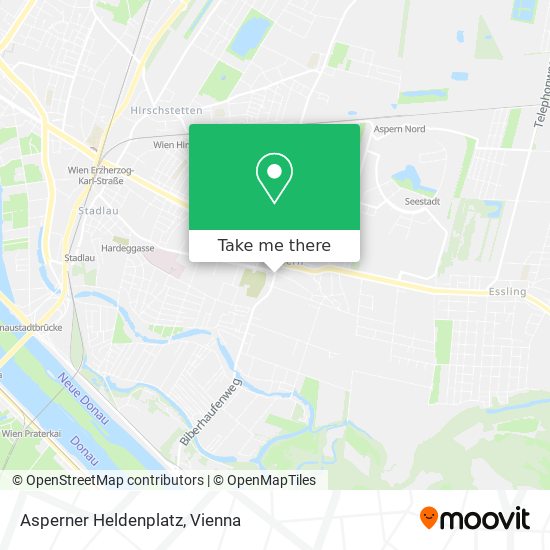Asperner Heldenplatz map