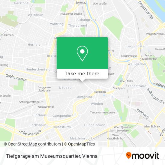 Tiefgarage am Museumsquartier map